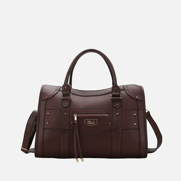 Light Blue MKF Collection By Mia K Patricia Weekender Bag