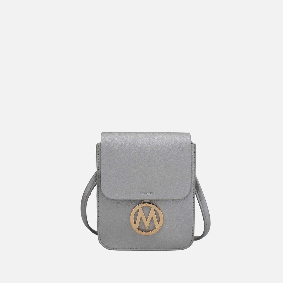 Grey MKF Collection By Mia K Skylar Crossbody Bag