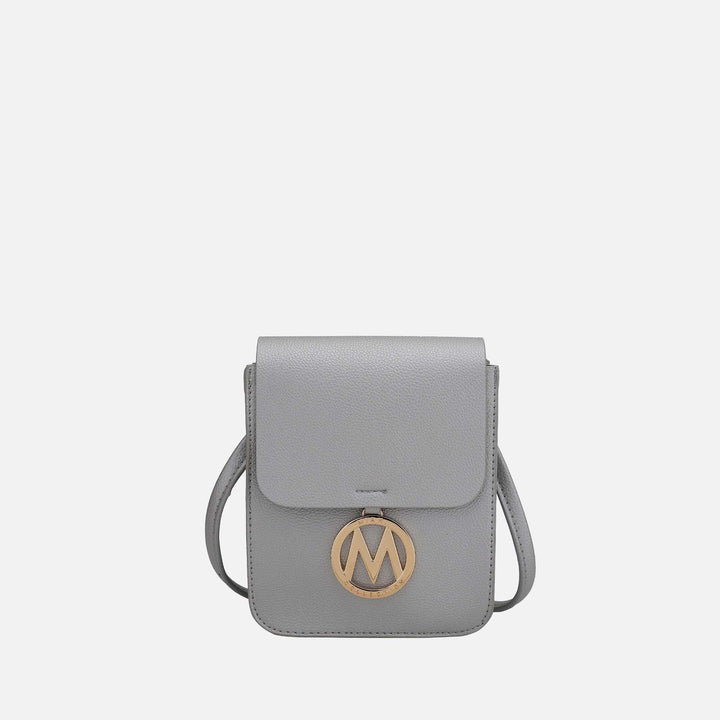 Grey MKF Collection By Mia K Skylar Crossbody Bag