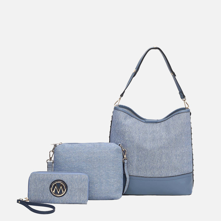 Red MKF Collection By Mia K Ultimate Shoulder Bag And Set