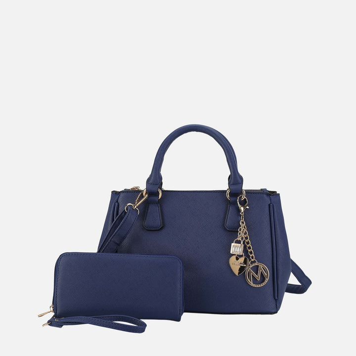 Purple MKF Collection By Mia K Ruth Shoulder Bag And Set