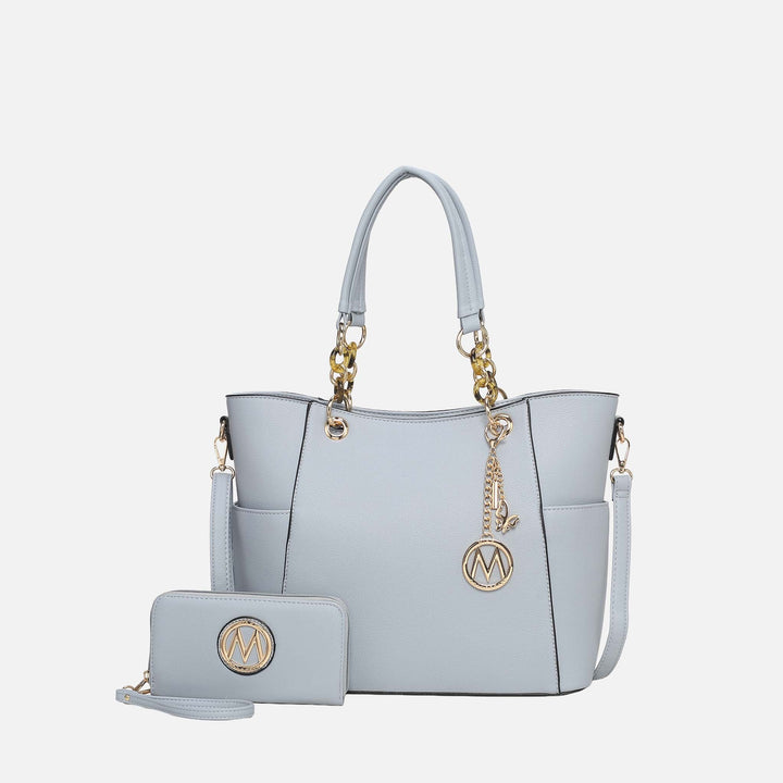 MKF Collection By Mia K Bonita Tote Bag And Wallet Set