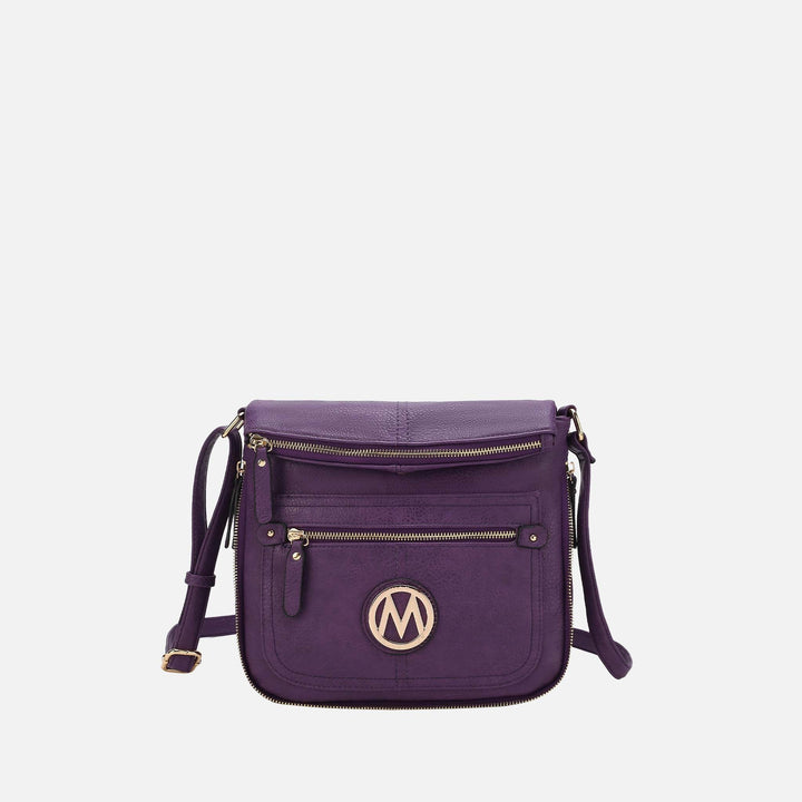 Stone MKF Collection By Mia K Luciana Crossbody Bag