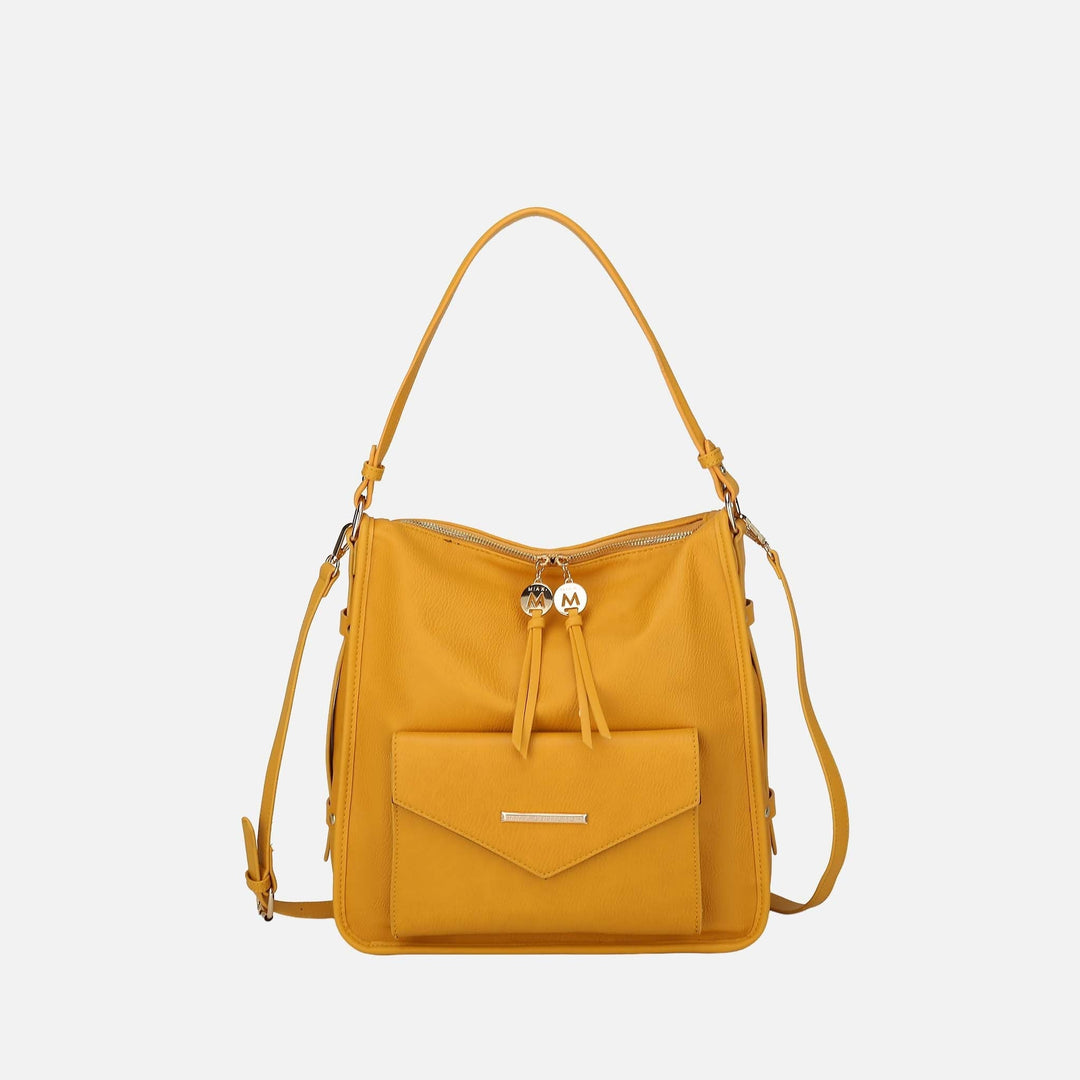 Yellow MKF Collection By Mia K Vanya Shoulder Bag