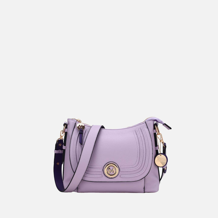 Navy Wine MKF Collection By Mia K Maggie Shoulder Bag