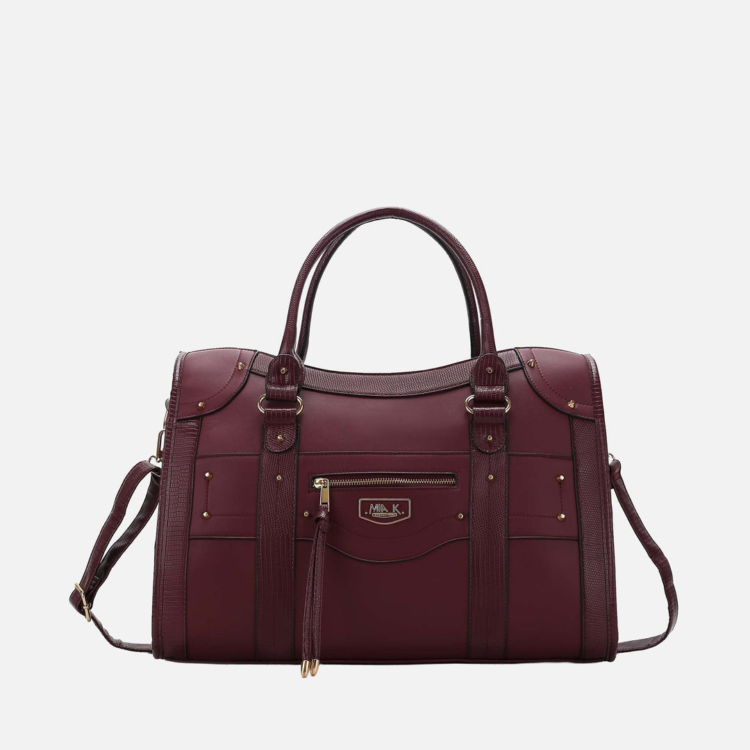 Green MKF Collection By Mia K Patricia Weekender Bag