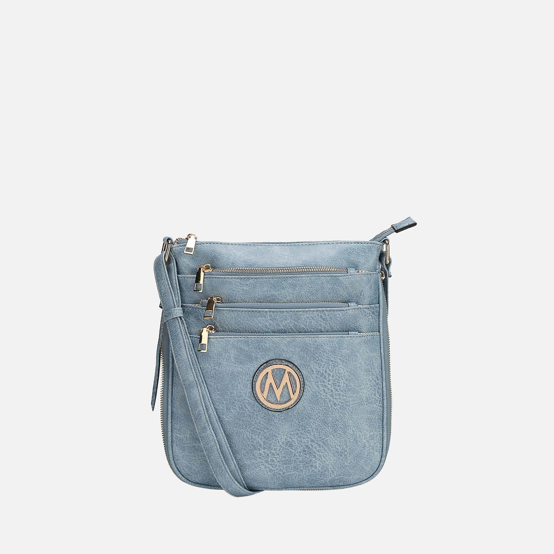 Dusty Rose MKF Collection By Mia K Salome Expandable Crossbody Bag
