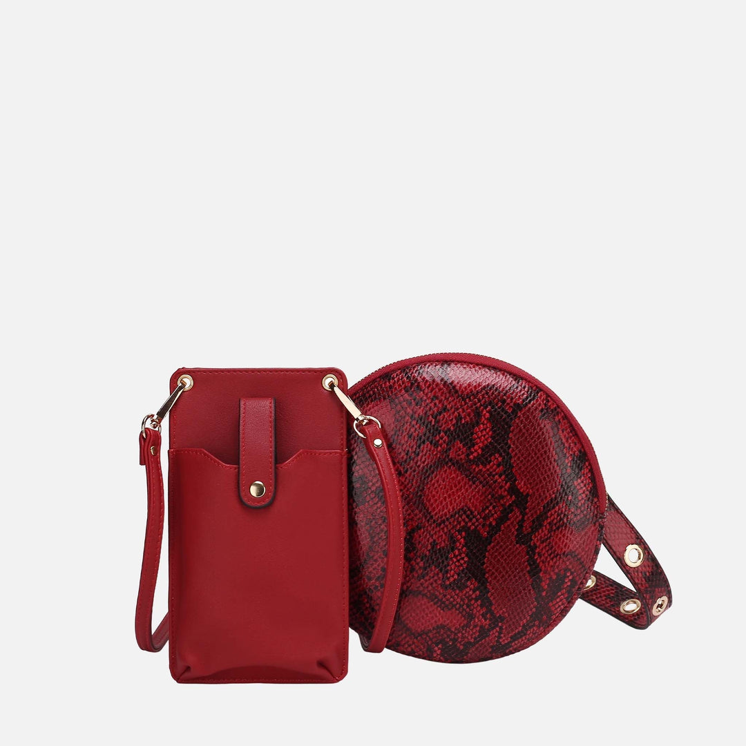 Charcoal Grey MKF Collection By Mia K Hailey Phone Crossbody Bag