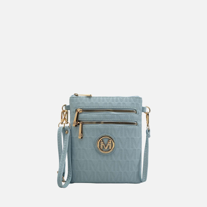 Wine MKF Collection By Mia K Andrea Signature Crossbody Bag