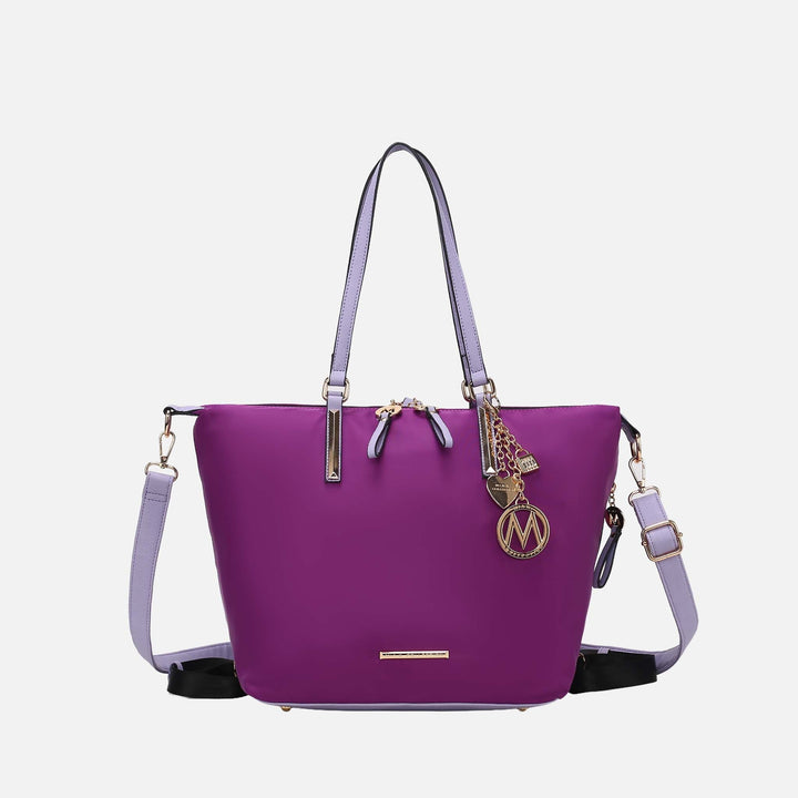Wine MKF Collection By Mia K Layla Convertible Weekender