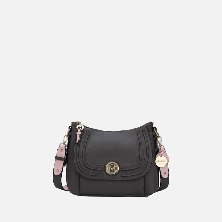 Wine Blush MKF Collection By Mia K Maggie Shoulder Bag