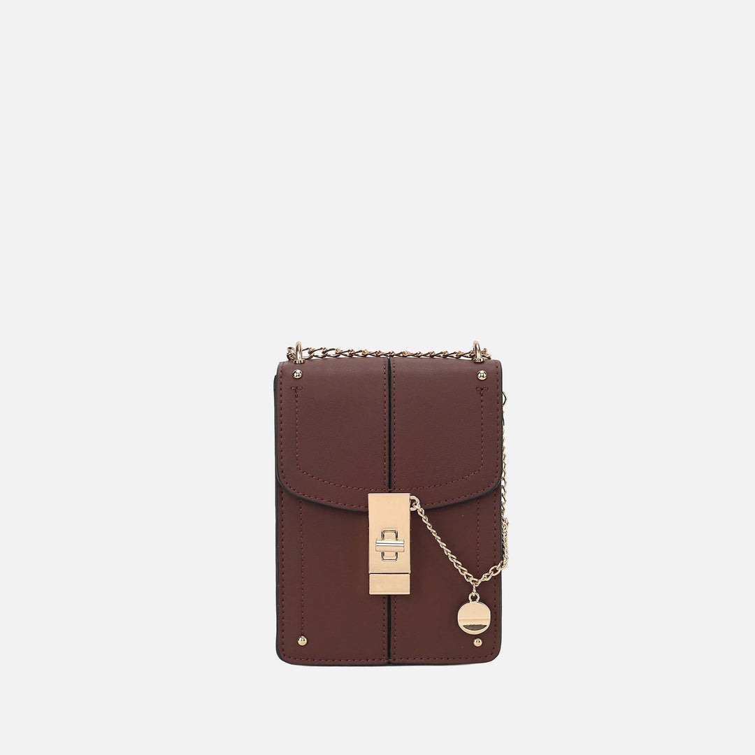 Pink MKF Collection By Mia K Iona Crossbody Bag