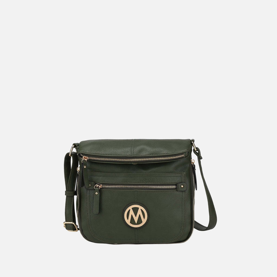 Burgundy MKF Collection By Mia K Luciana Crossbody Bag