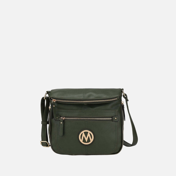 Burgundy MKF Collection By Mia K Luciana Crossbody Bag