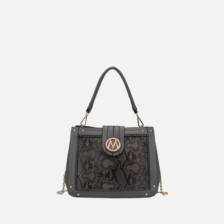 Snake Taupe MKF Collection By Mia K Kamala Shoulder Bag