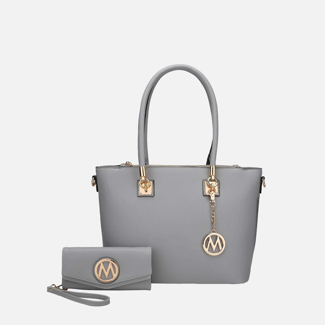 Wine MKF Collection By Mia K Vanessa Tote And Set