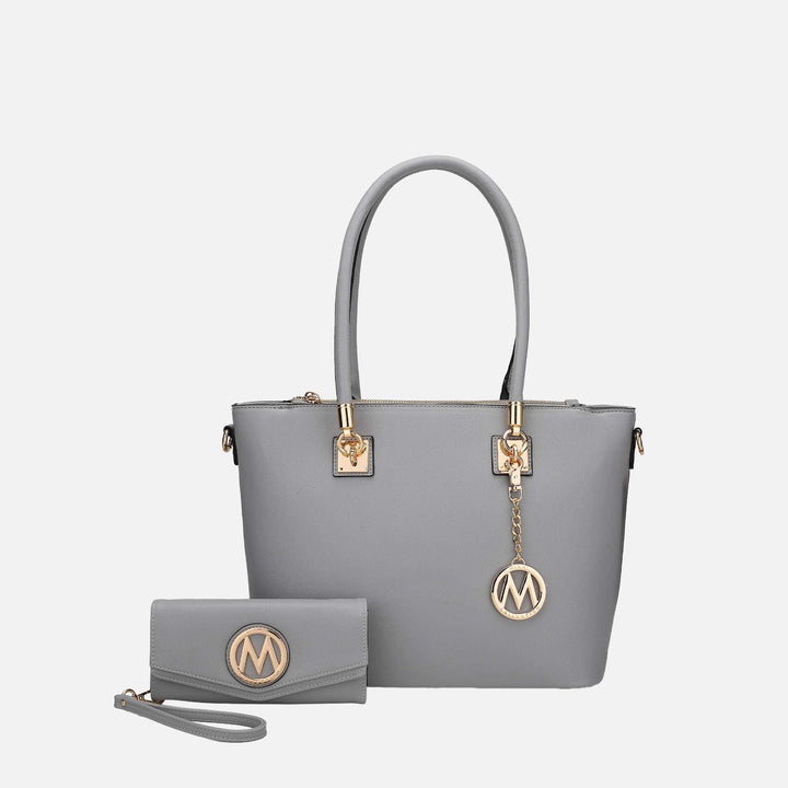 Wine MKF Collection By Mia K Vanessa Tote And Set