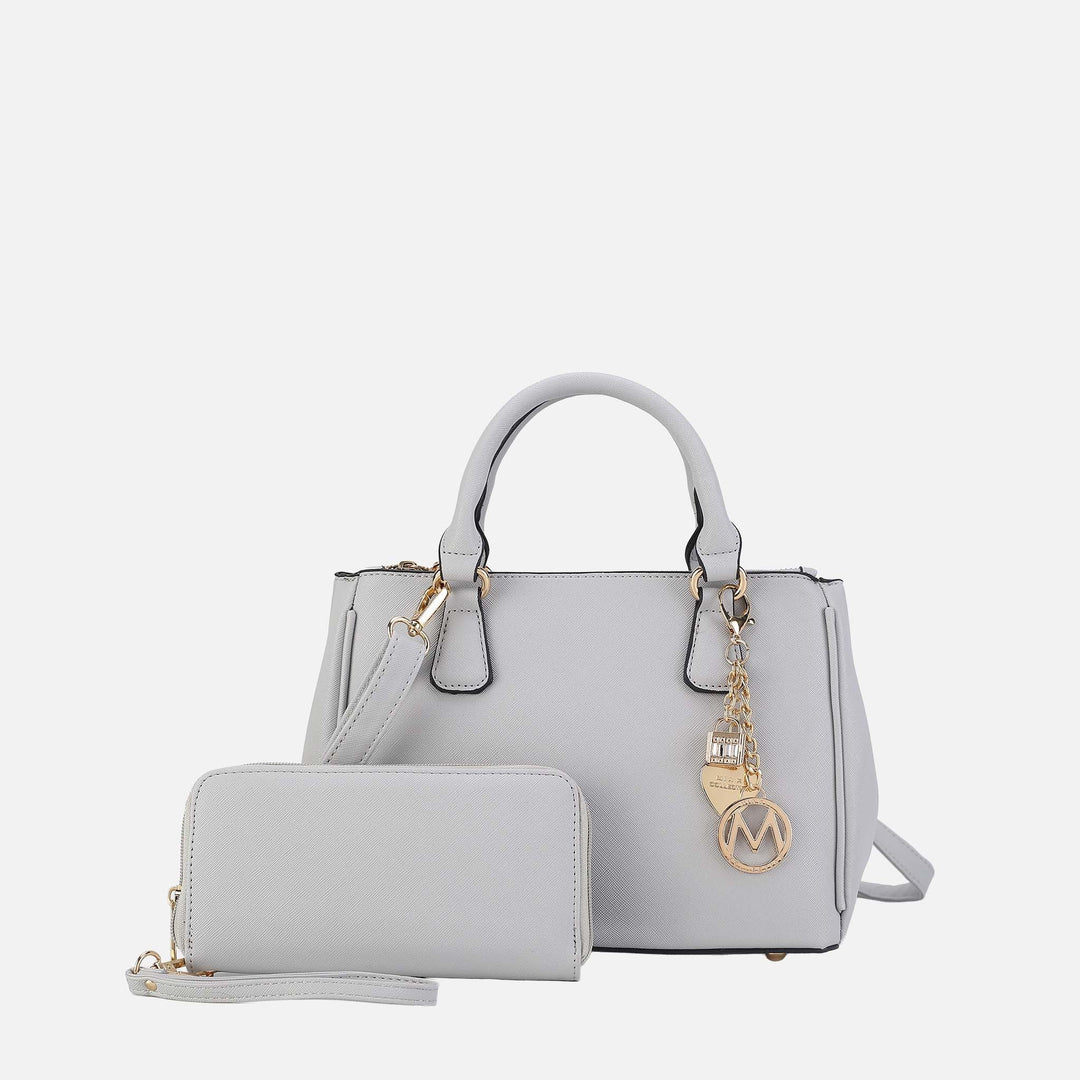 Seafoam MKF Collection By Mia K Ruth Shoulder Bag And Set
