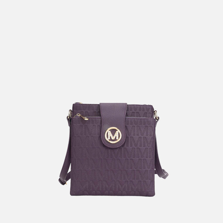 Pink MKF Collection By Mia K Marietta Signature Crossbody Bag