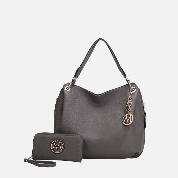 MKF Collection By Mia K Fabienne Hobo Bag And Wallet Set