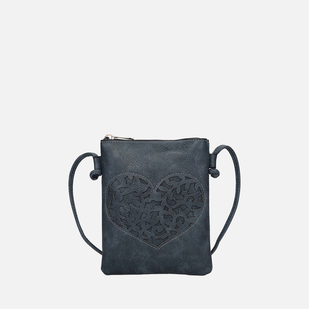Olive MKF Collection By Mia K Heartly Crossbody Bag