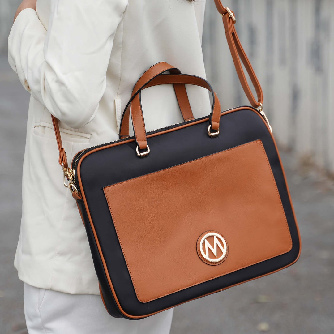 Burgundy MKF Collection By Mia K Nina Laptop Case