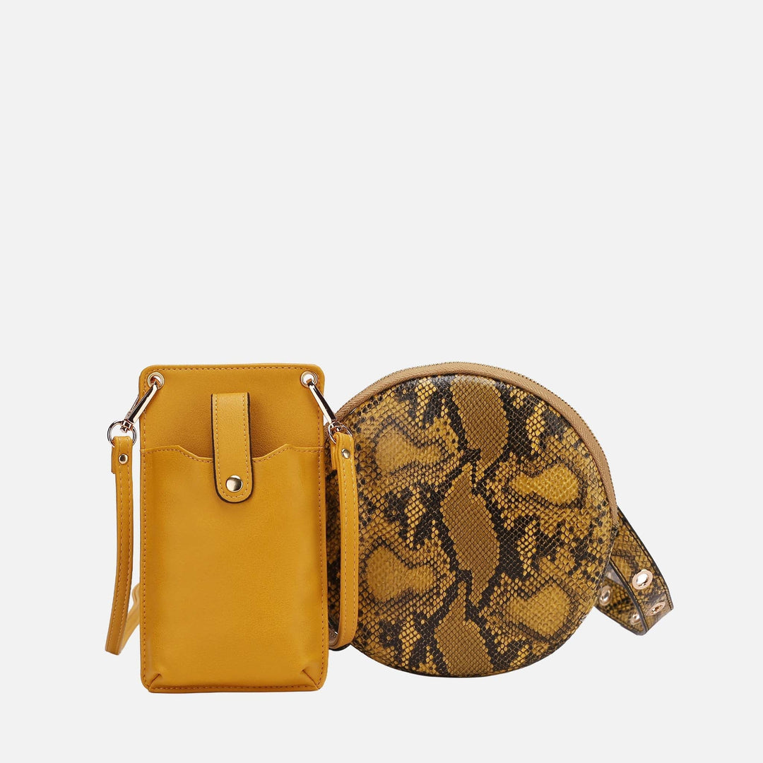 Golden Poppy MKF Collection By Mia K Hailey Phone Crossbody Bag