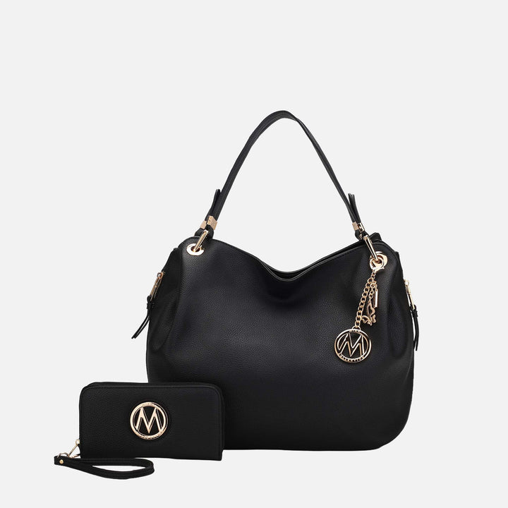 MKF Collection By Mia K Fabienne Hobo Bag And Wallet Set