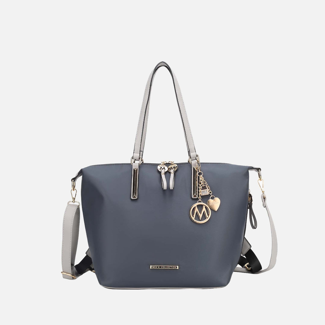 Fuchsia MKF Collection By Mia K Layla Convertible Weekender