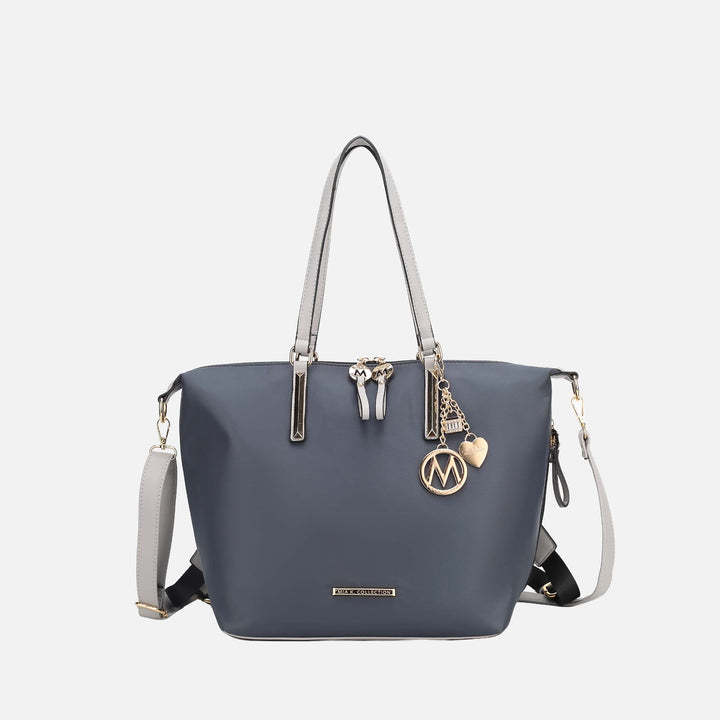Fuchsia MKF Collection By Mia K Layla Convertible Weekender