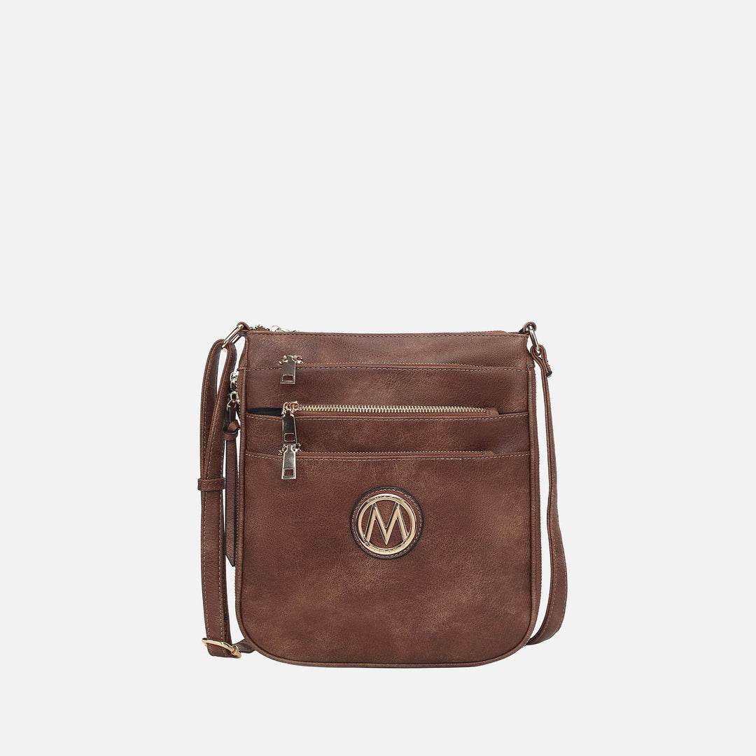 Lilac MKF Collection By Mia K Salome Expandable Crossbody Bag