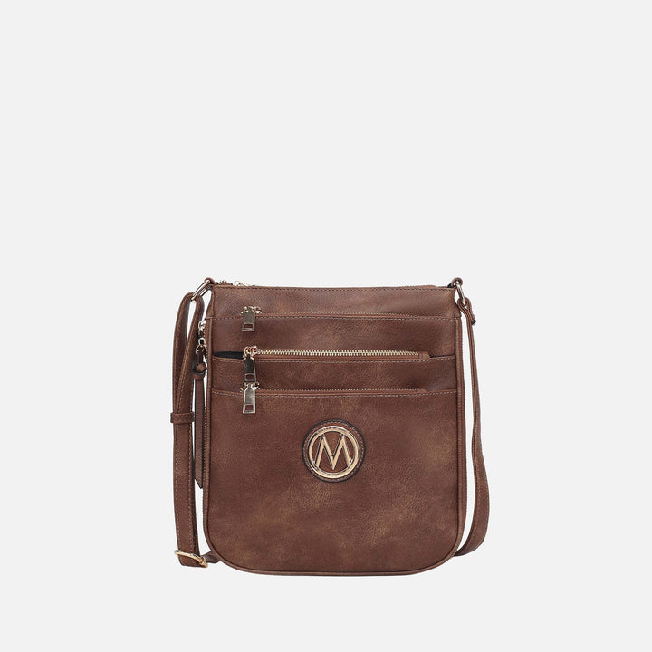 Lilac MKF Collection By Mia K Salome Expandable Crossbody Bag