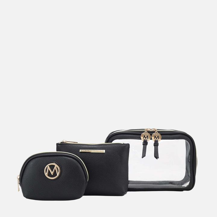 MKF Collection By Mia K Laura Cosmetic Case And Set