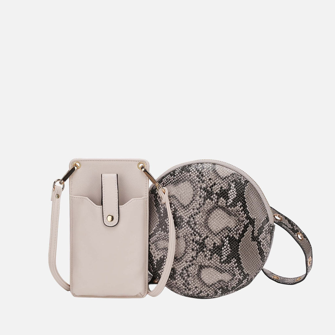 Pink MKF Collection By Mia K Hailey Phone Crossbody Bag