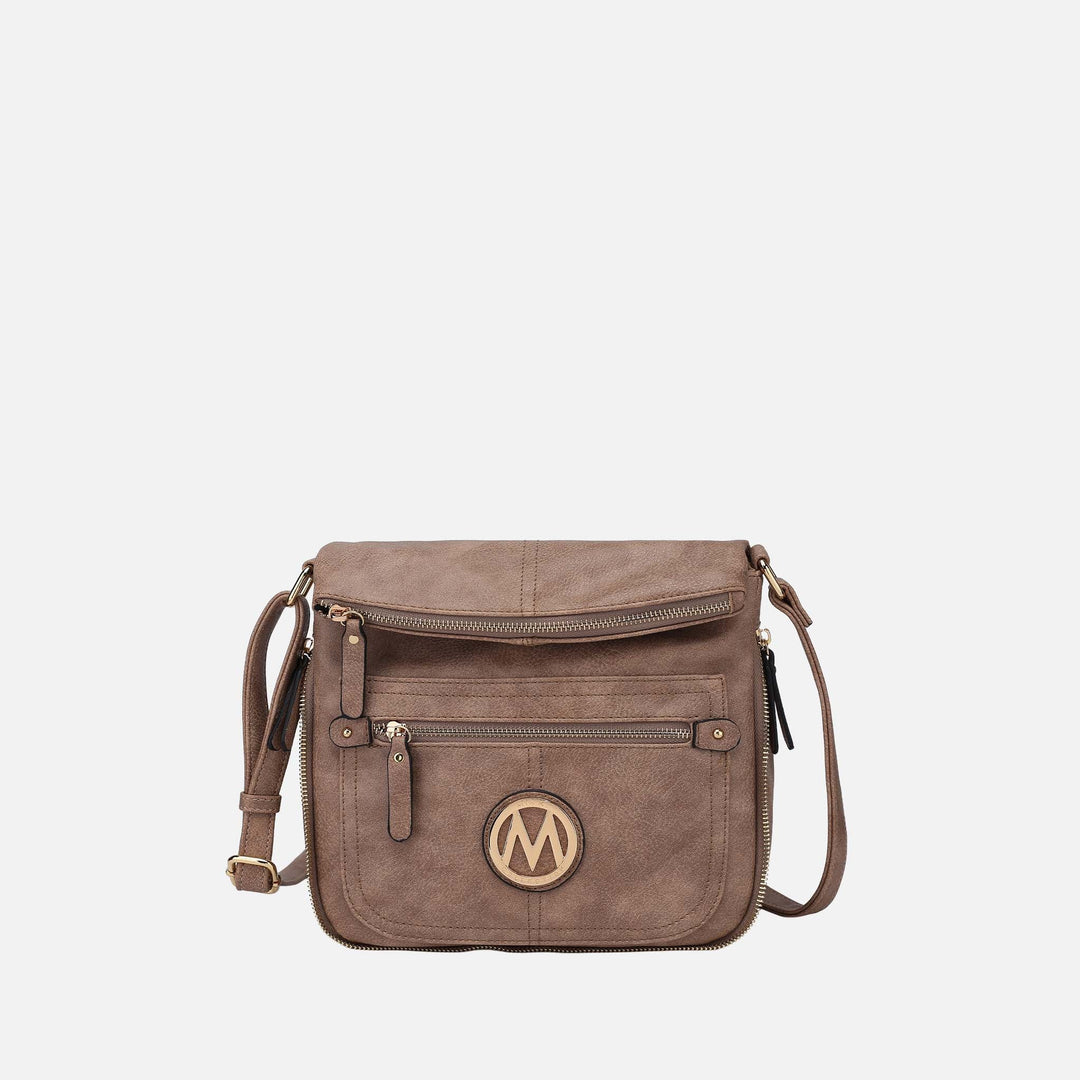 Purple MKF Collection By Mia K Luciana Crossbody Bag