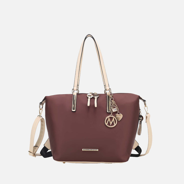 Yellow MKF Collection By Mia K Layla Convertible Weekender