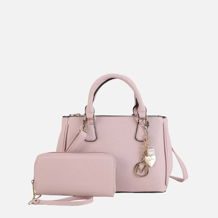 Camel MKF Collection By Mia K Ruth Shoulder Bag And Set