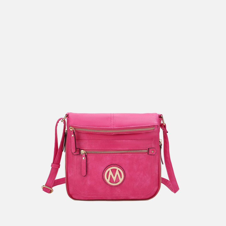 Orange MKF Collection By Mia K Luciana Crossbody Bag