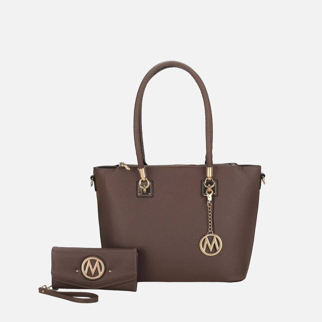 Indigo MKF Collection By Mia K Vanessa Tote And Set