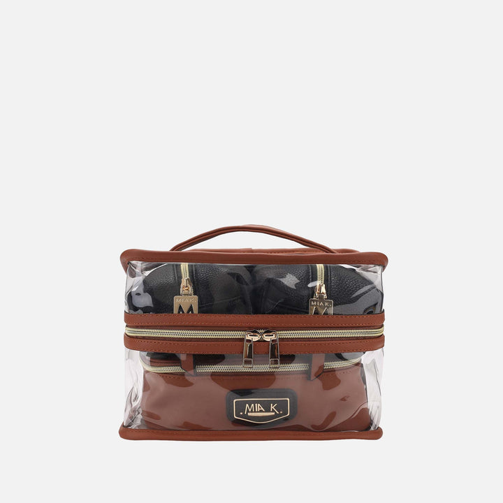 MKF Collection By Mia K Emma Cosmetic Case And Set