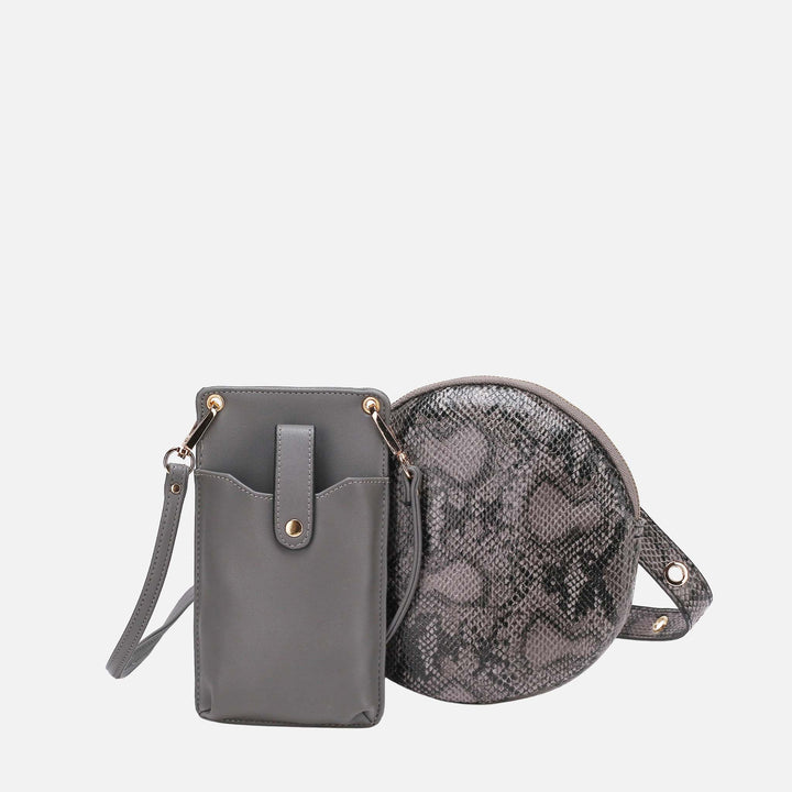 Wine MKF Collection By Mia K Hailey Phone Crossbody Bag