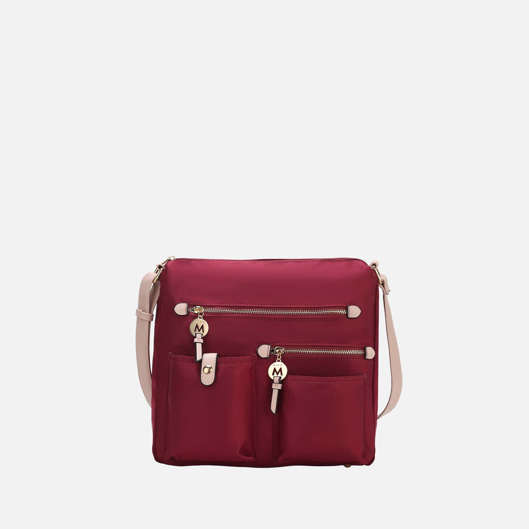 Wine MKF Collection By Mia K Serena Shoulder Bag