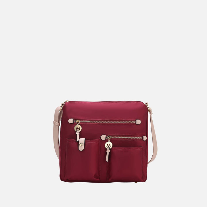 Wine MKF Collection By Mia K Serena Shoulder Bag