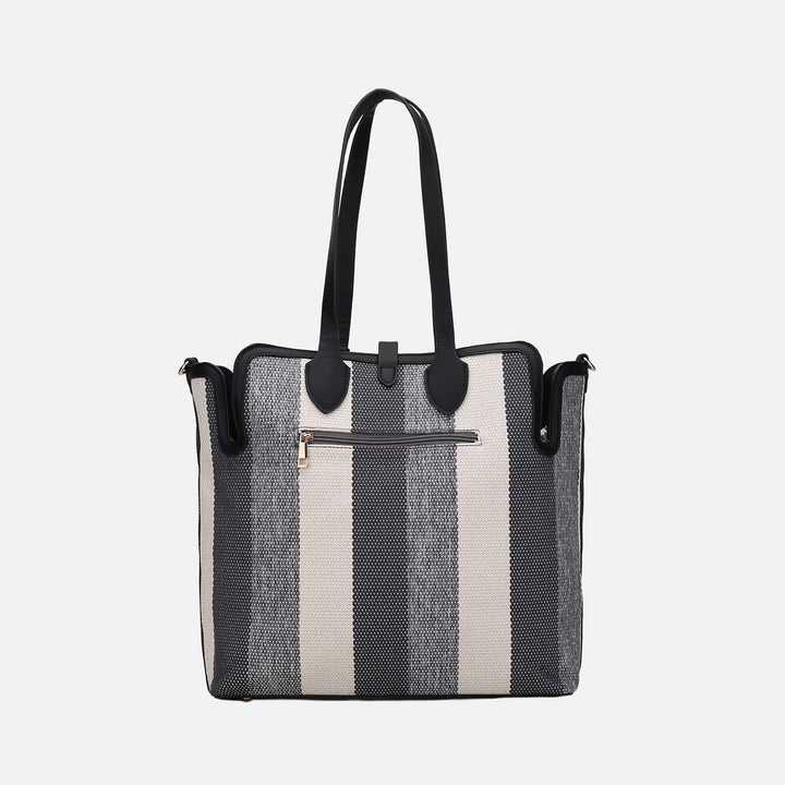 Blush MKF Collection By Mia K Juliana Tote Bag And Wristlet Set