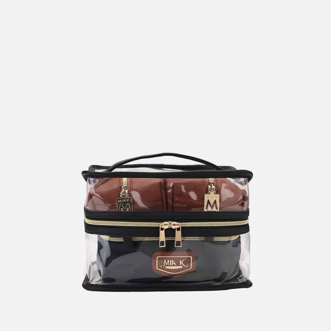 MKF Collection By Mia K Emma Cosmetic Case And Set