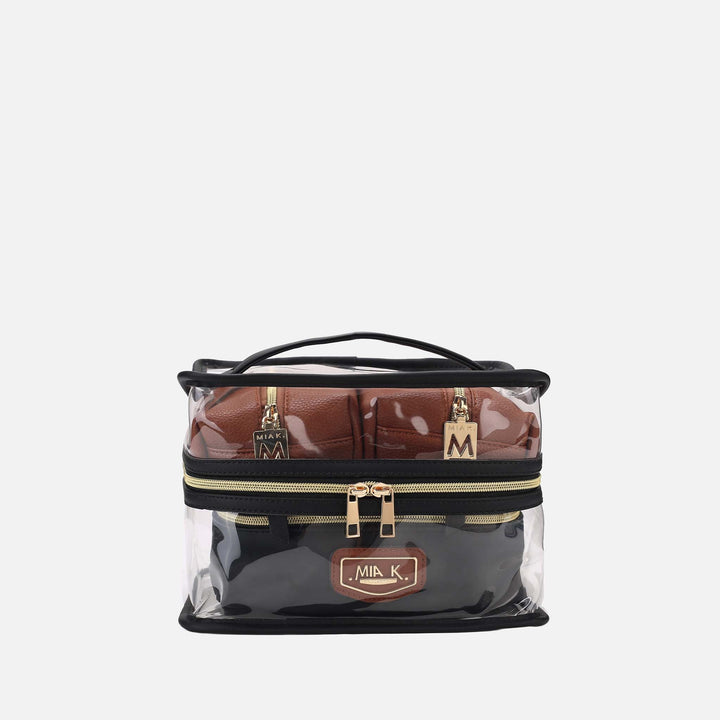 MKF Collection By Mia K Emma Cosmetic Case And Set