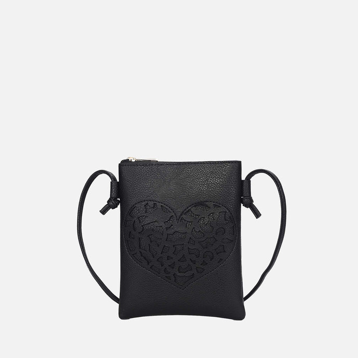 Lilac MKF Collection By Mia K Heartly Crossbody Bag