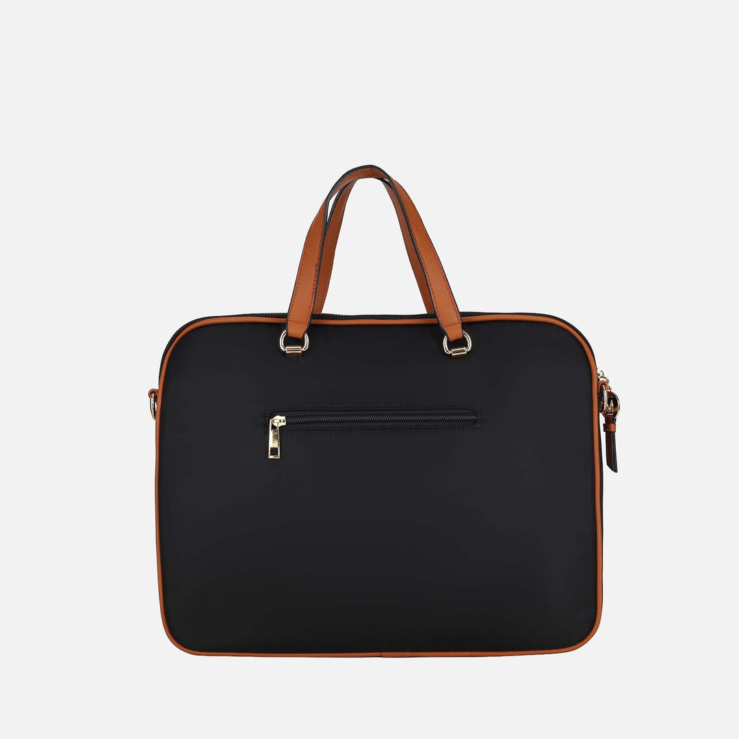 Cognac Brown MKF Collection By Mia K Nina Laptop Case