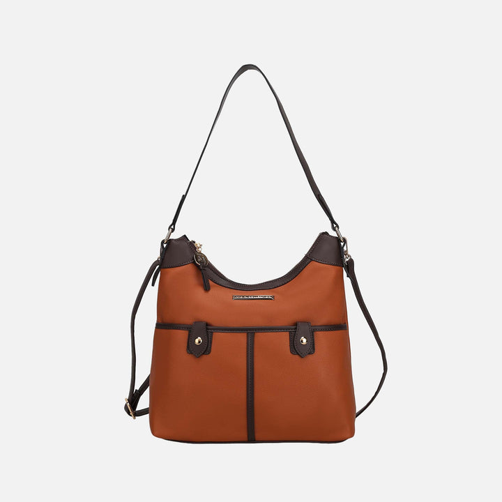 Light Grey MKF Collection By Mia K Harper Shoulder Bag