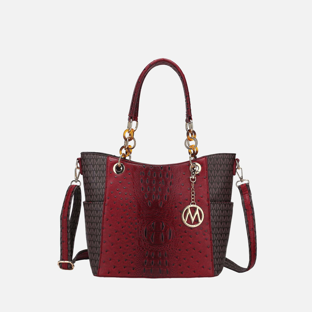 MKF Collection By Mia K Miriam Signature Tote Bag